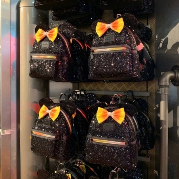 Loungefly Candy Corn Sequin Backpack - Picture 4 of 8